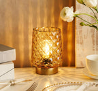 Battery Operated Lamp Small Cordless Lamp with Timer Amber