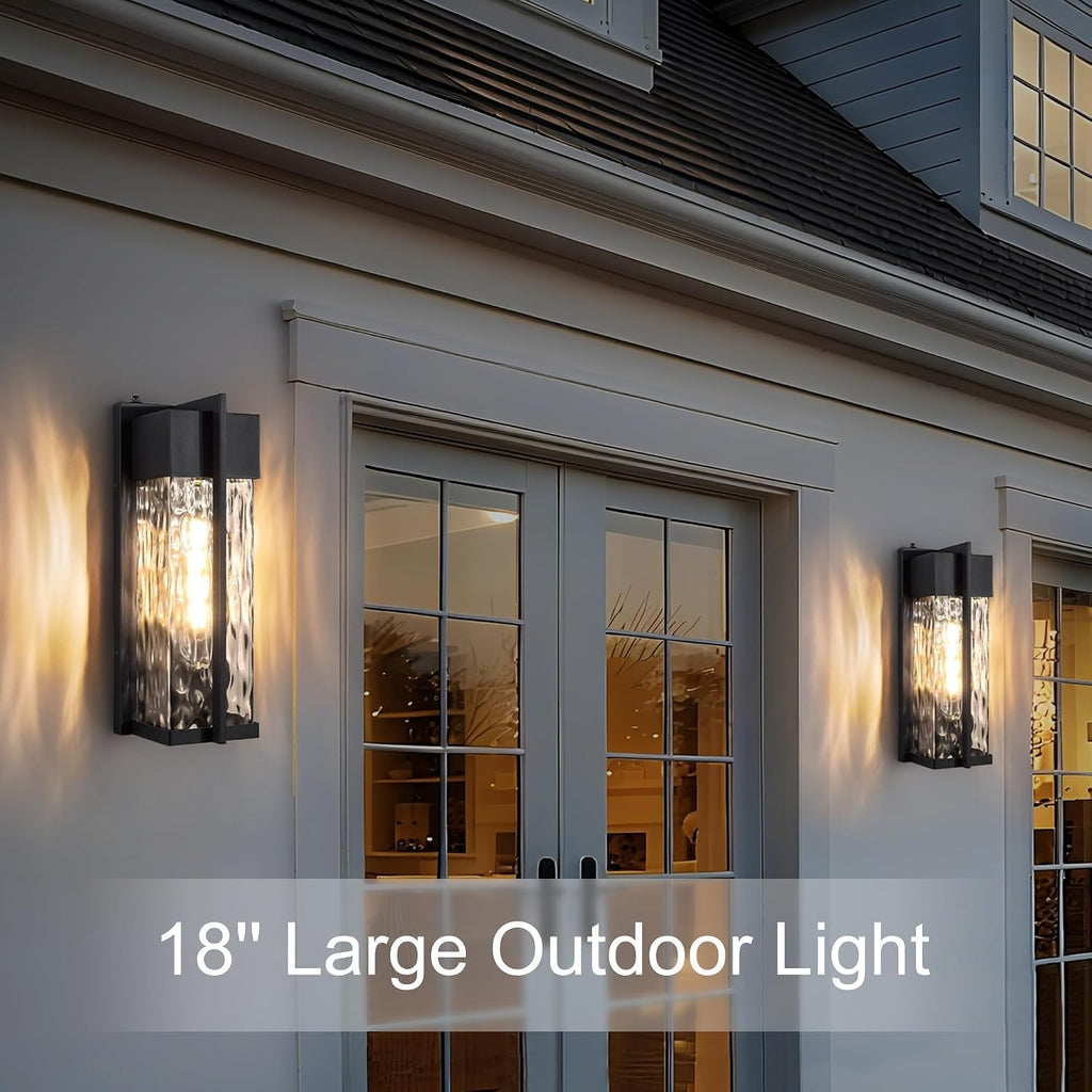 18IN Exterior Lighting Fixtures, Dusk to Dawn Outdoor Lighting