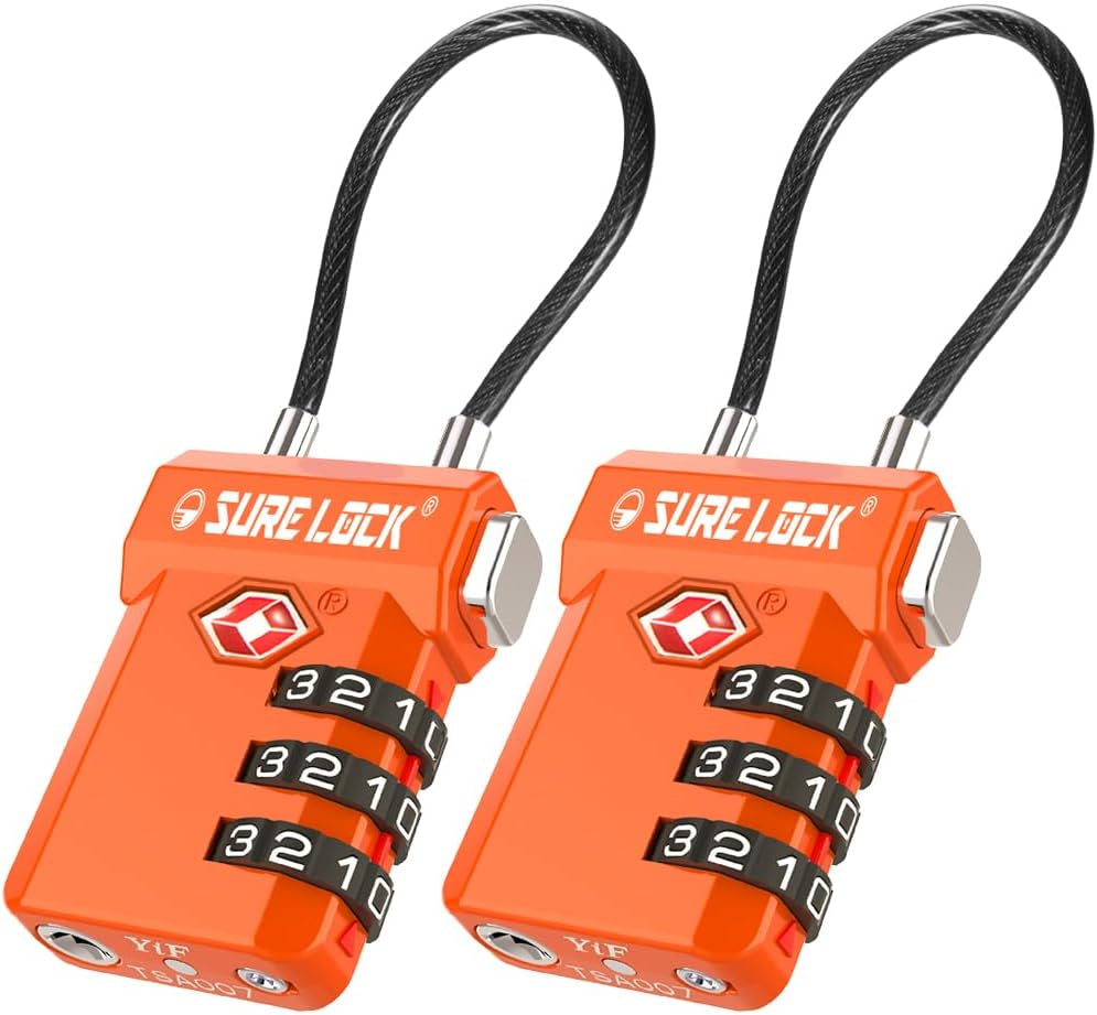 3 Digit TSA Approved Luggage Locks