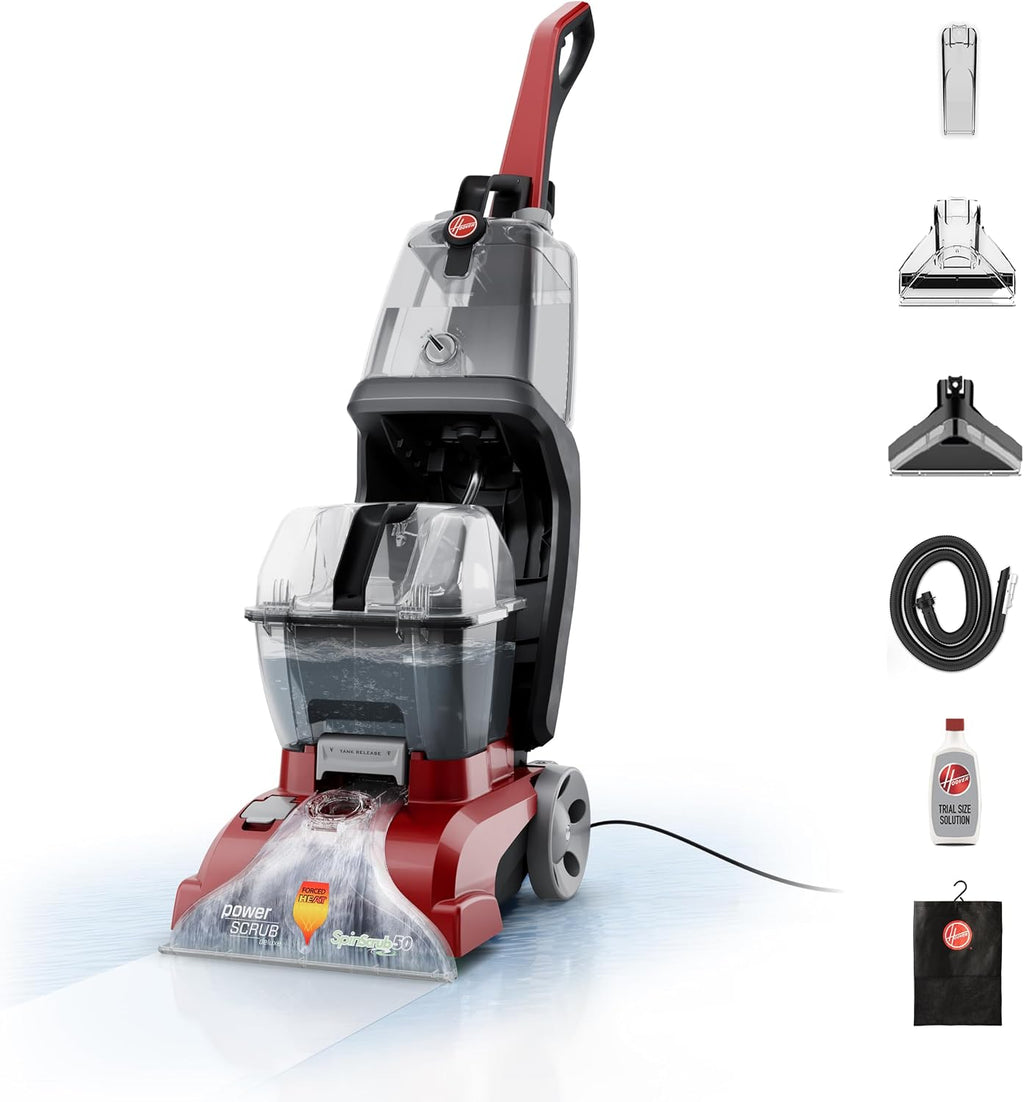 Powerscrub Deluxe Carpet Cleaner Machine, Pet & Upholstery Tools
