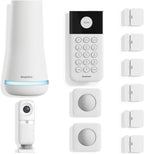 Simplisafe 11 Piece Wireless Home Security System Gen 3 with Wireless Indoor HD Camera - Optional 24/7 Professional Monitoring - No Contract - Compatible with Alexa and Google Assistant,White