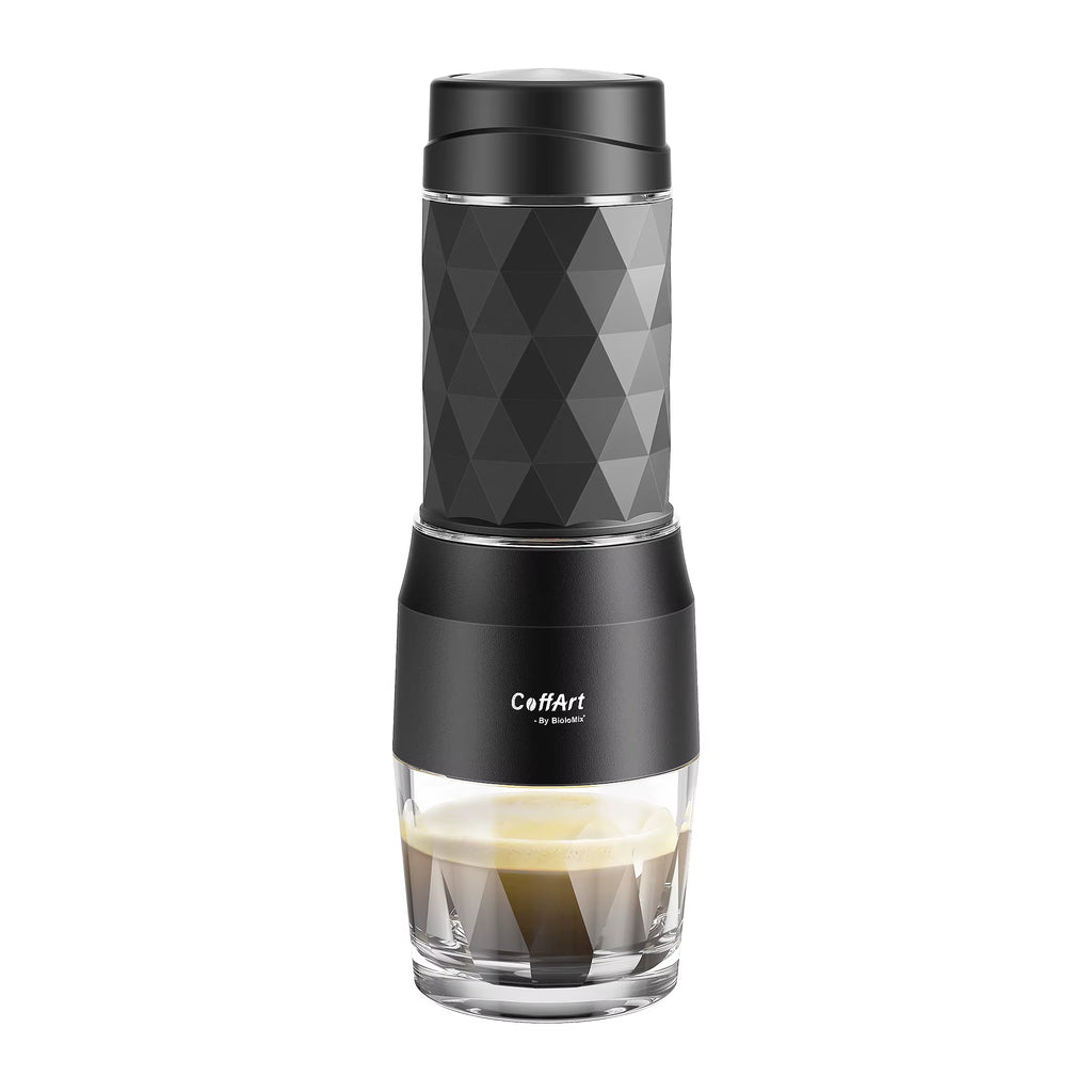 Portable Coffee Maker Espresso Machine Hand Press Capsule Ground Coffe ...