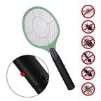 Electric Fly Insect Bug Zapper Bat Handheld Insect Fly Swatter Racket Portable Mosquitos Killer Pest Control for Bedroom Insects