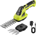 Cordless Grass Shear Bush Trimmer, 2 in 1 Handheld Hedge Trimmer(0.31"), 7.2V Electric Grass Trimmers, Lightweight Shrubbery Trimmers Battery & Charger Included, Shrub Trimmer for Garden