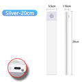 Motion Sensor Night Light USB Rechargeable Wireless Lamp under Cabinet Led Lights for Kitchen Cabinet Bedroom Wardrobe Lighting