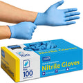 Blue Nitrile Disposable Gloves | 4.5 Nitrile Disposable Safety Medical Cooking Cleaning Gloves