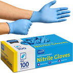 Blue Nitrile Disposable Gloves | 4.5 Nitrile Disposable Safety Medical Cooking Cleaning Gloves