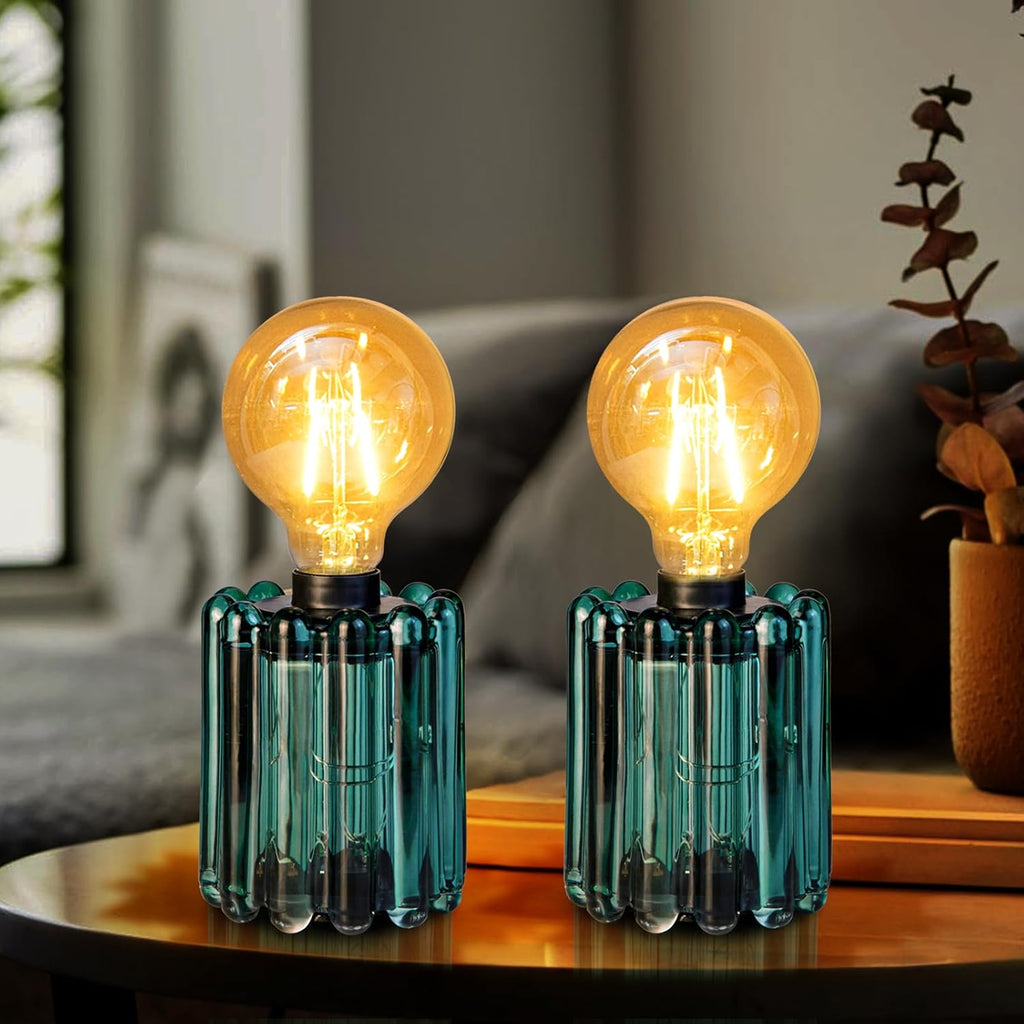 Battery Operated Lamp Small Cordless Lamp with Timer Amber