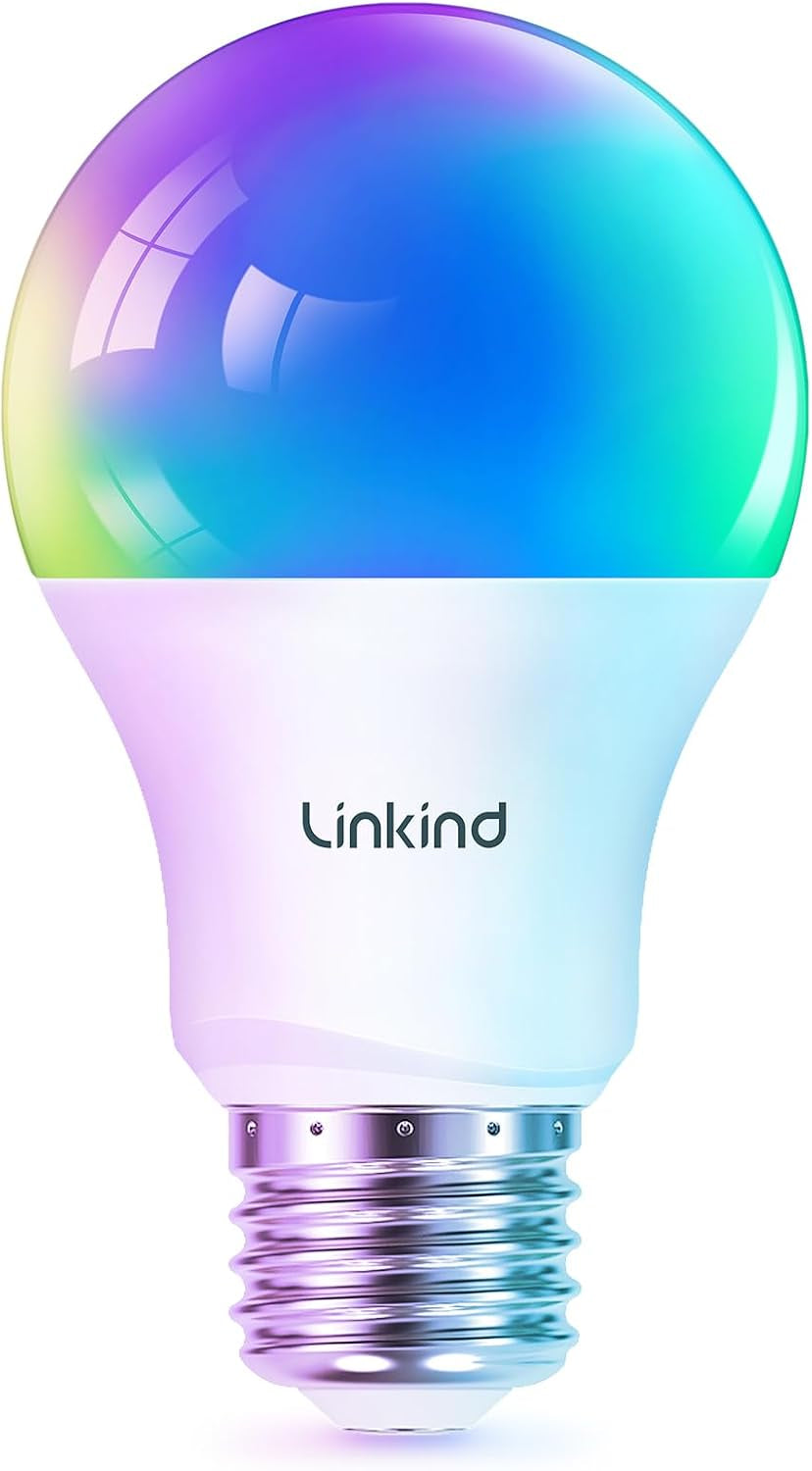 Smart Light Bulbs, Work with Alexa, Google Home, Aidot