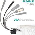 Amber Rechargeable 7 Led Eye Care Book Light