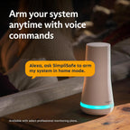 Simplisafe 11 Piece Wireless Home Security System Gen 3 with Wireless Indoor HD Camera - Optional 24/7 Professional Monitoring - No Contract - Compatible with Alexa and Google Assistant,White