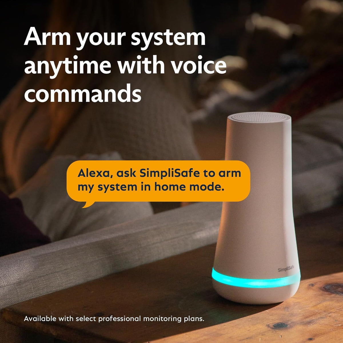Simplisafe 11 Piece Wireless Home Security System Gen 3 with Wireless Indoor HD Camera - Optional 24/7 Professional Monitoring - No Contract - Compatible with Alexa and Google Assistant,White