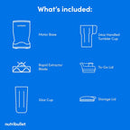 Nutribullet® Turbo Tumbler Edition, Personal Blender, Sage Green, NB30400SG