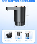 Electric Water Bottle Pump, Water Dispenser for 5 Gallon Bottles