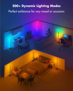 Corner Floor Lamp, Smart RGB LED Corner Lamps for Living Room