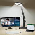H6 Desk Lamp for Home Office, Dimmable Reading Table Light, Black