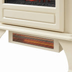 ® Infrared Stove Heater with 3D Flame® Effect and Remote, Cream