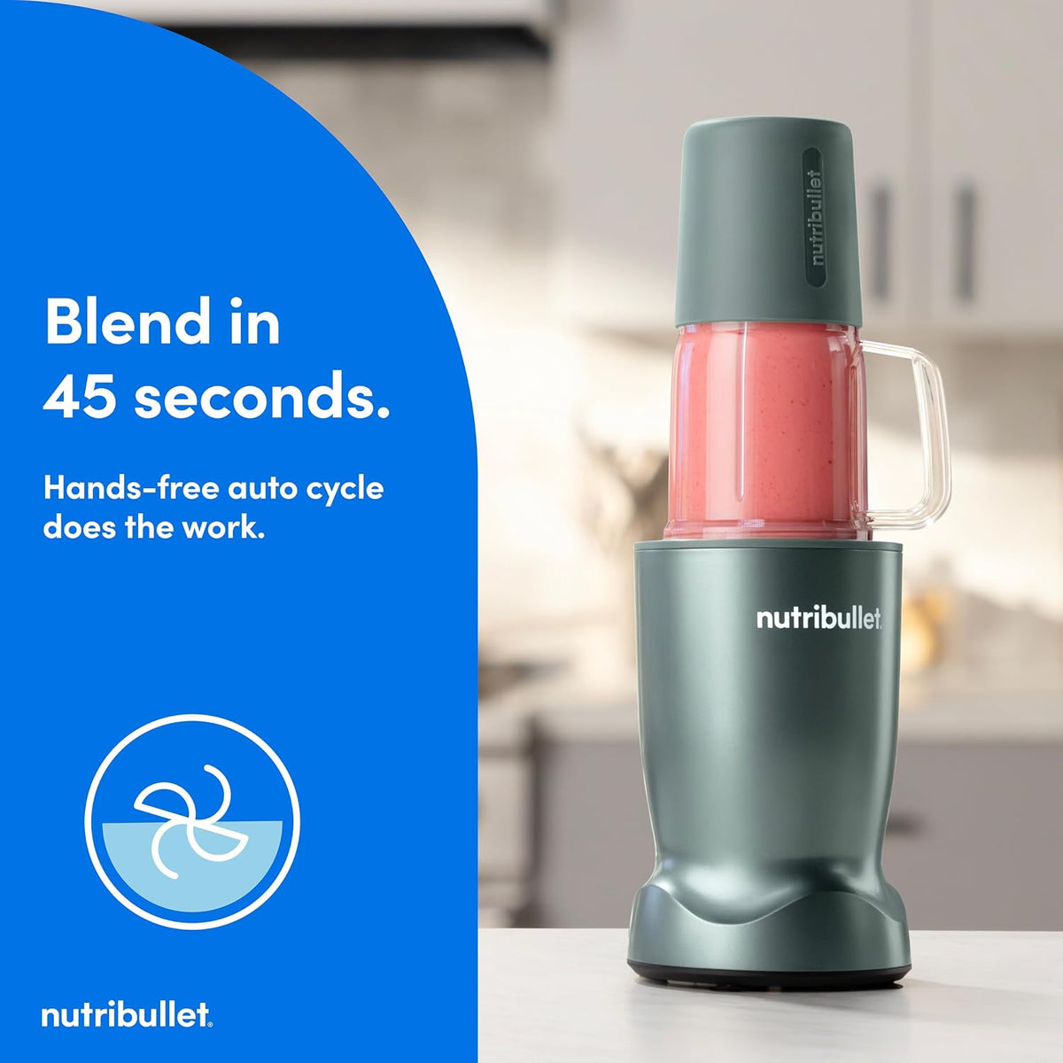 Nutribullet® Turbo Tumbler Edition, Personal Blender, Sage Green, NB30400SG