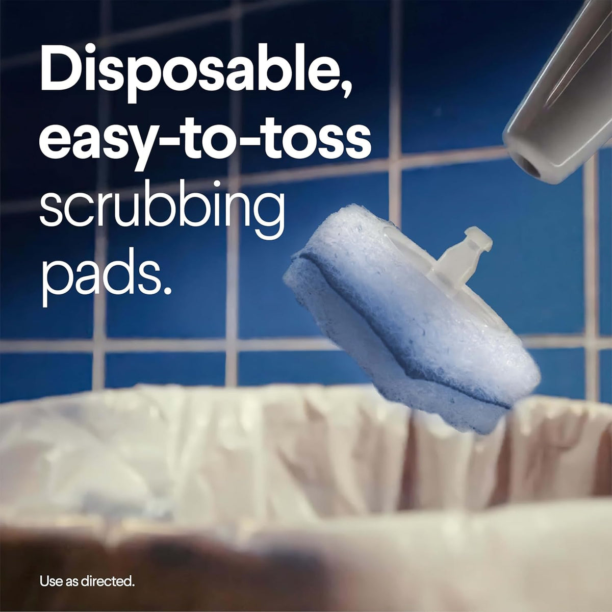 Toiletwand Toilet Cleaning Kit, 1 Starter Kit with 16 Refill Heads