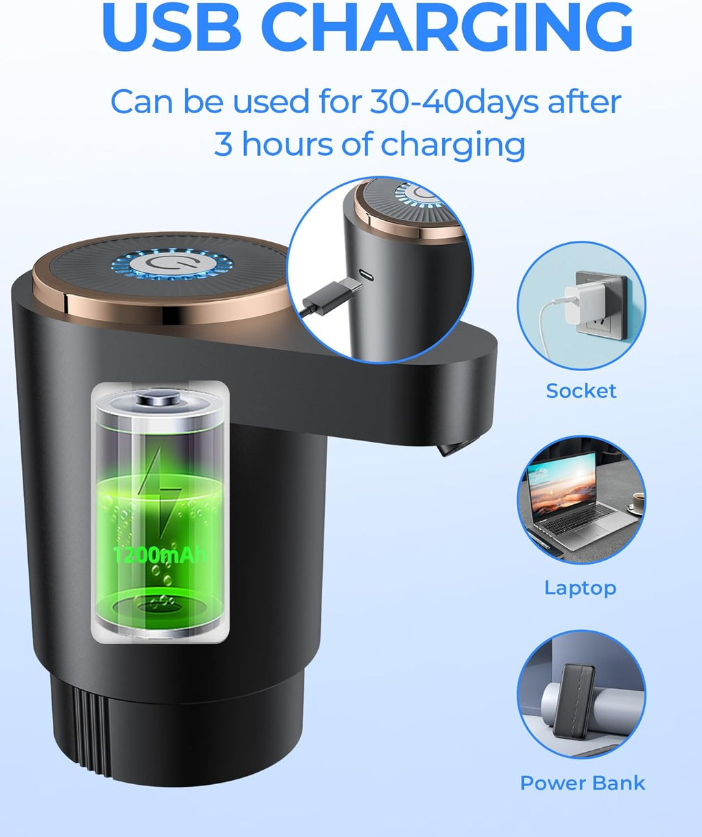 Electric Water Bottle Pump, Water Dispenser for 5 Gallon Bottles