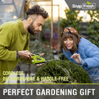Cordless Grass Shear Bush Trimmer, 2 in 1 Handheld Hedge Trimmer(0.31"), 7.2V Electric Grass Trimmers, Lightweight Shrubbery Trimmers Battery & Charger Included, Shrub Trimmer for Garden