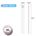 Motion Sensor Night Light USB Rechargeable Wireless Lamp under Cabinet Led Lights for Kitchen Cabinet Bedroom Wardrobe Lighting