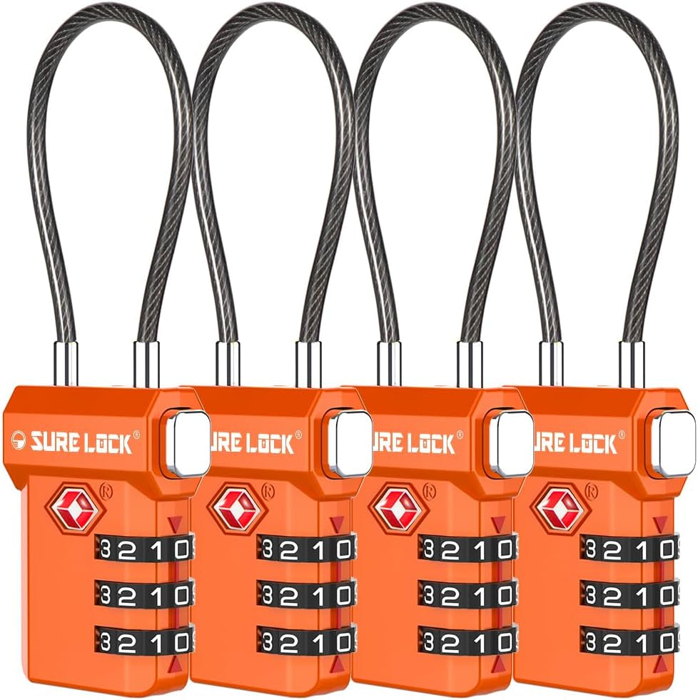 3 Digit TSA Approved Luggage Locks