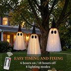 Halloween Ghost Decor Outdoor, Halloween Hanging Ghost Decorations